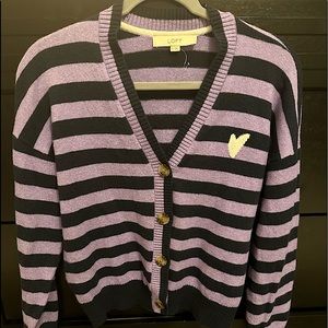 Loft heart cardigan, Size S